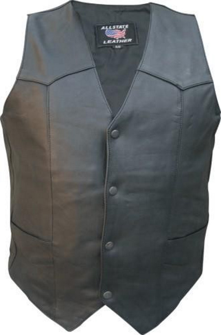 (image for) Men's Naked Buffalo Leather vest